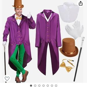 Willy Wonka Costume Mens